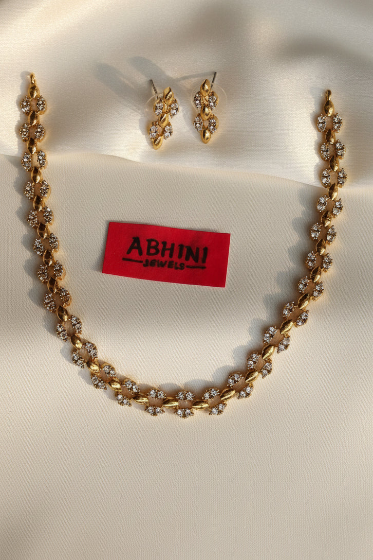 Gold Diamond Necklace