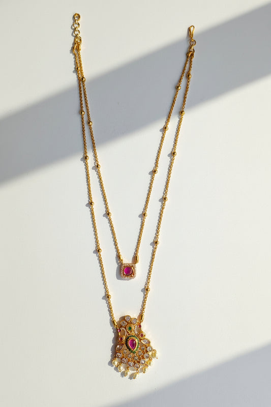 2 Layer Short Necklace