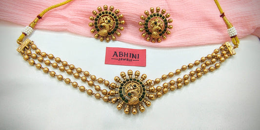 Peacock Chocker Set