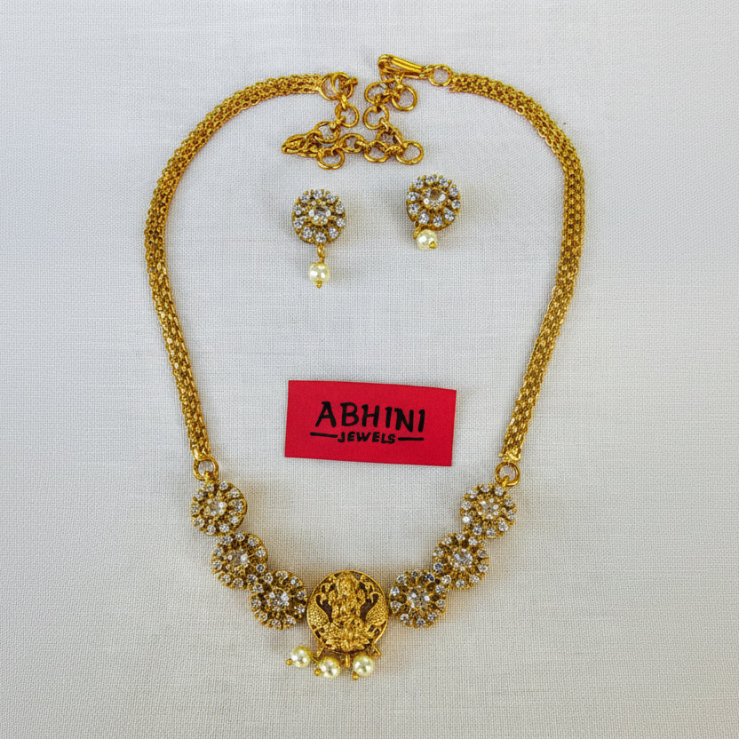 Minimal Lakshmi Necklace