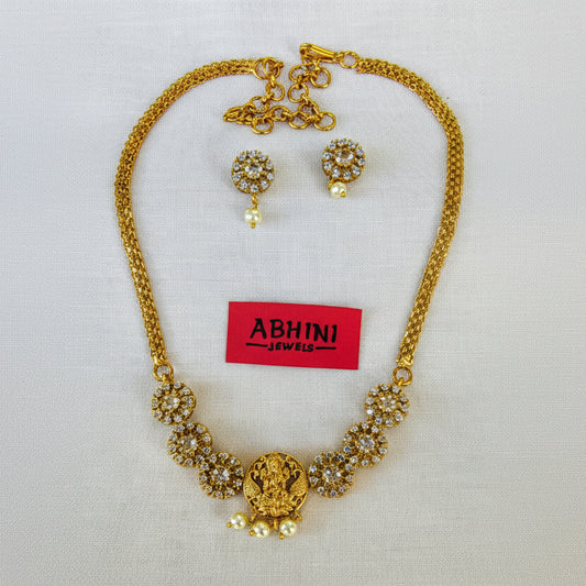 Minimal Lakshmi Necklace