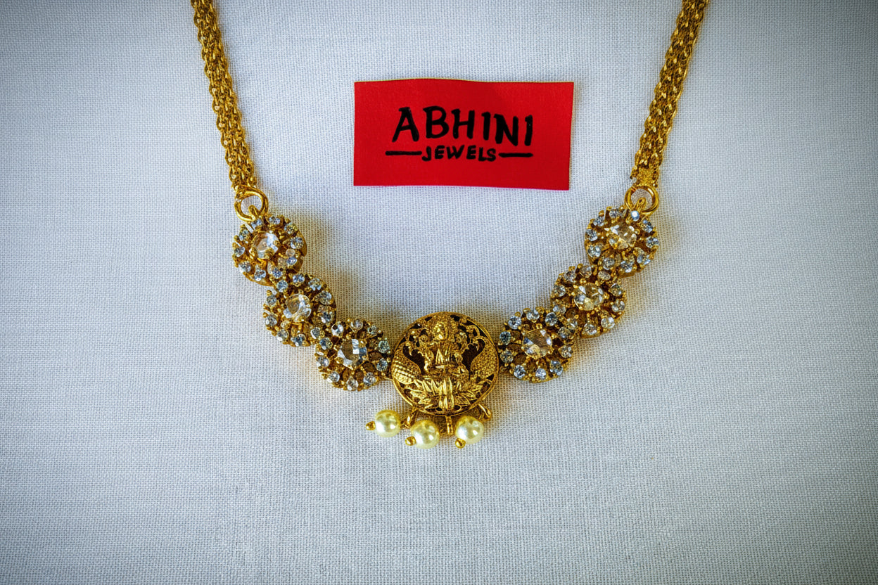 Minimal Lakshmi Necklace