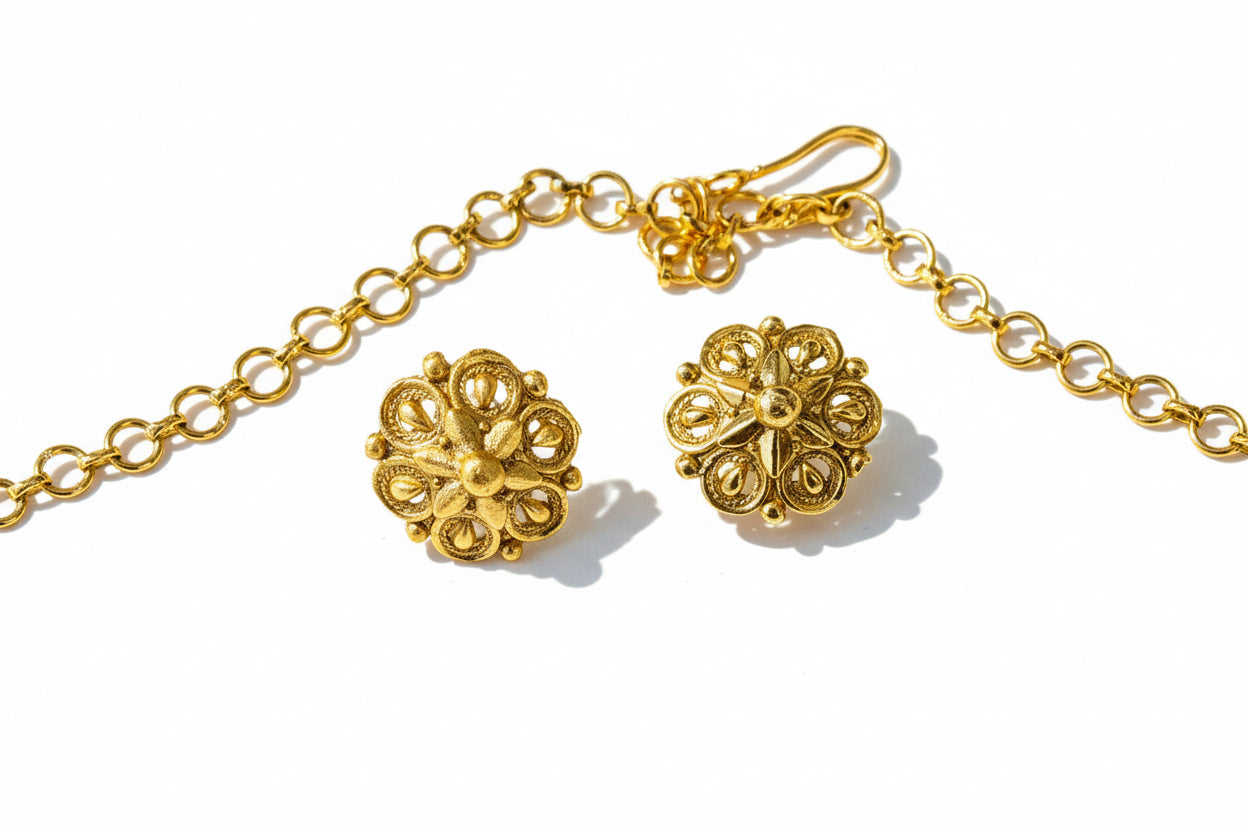 Golden Beads Necklace